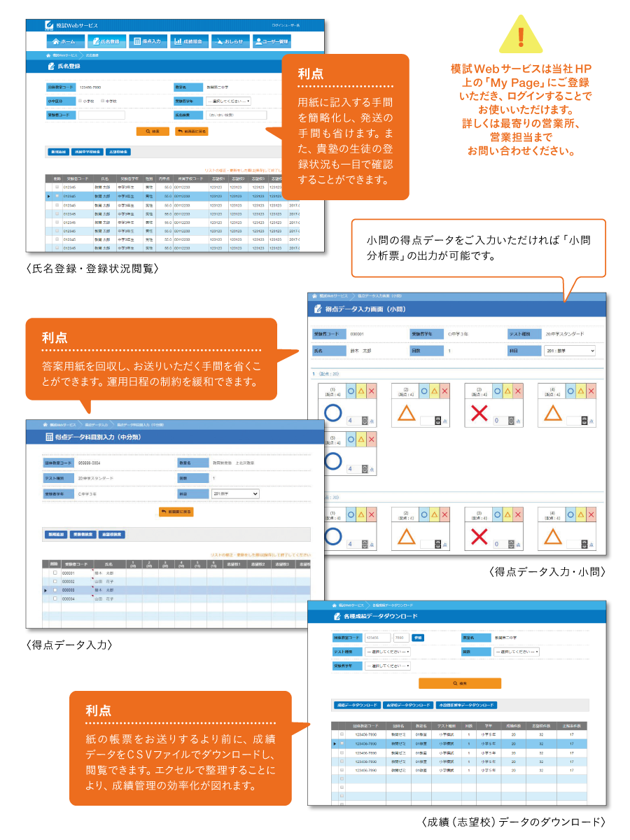 模試webサービス 模擬テスト 教育開発出版株式会社